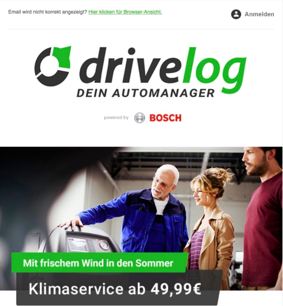MSL in der Drivelog Kampagne